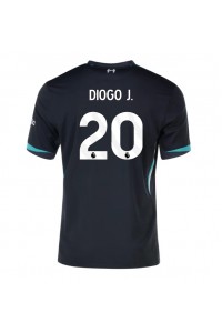 Liverpool Diogo Jota #20 Fotballdrakt Borte Klær 2024-25 Korte ermer